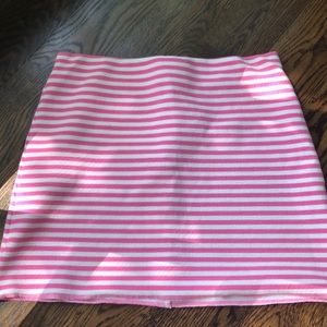 White and pink stripped Lilly Pulitzer skirt